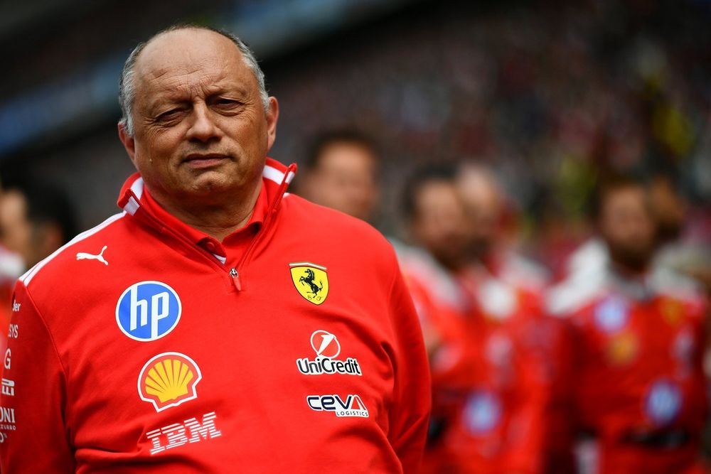 Frédéric Vasseur, chefe da equipe Ferrari