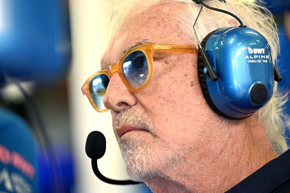 Flavio Briatore em um evento de Fórmula 1