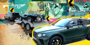 Bentley Bentayga rebocando um trailer, demonstrando sua capacidade e força
