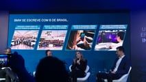 Executivos da BMW e ACT Digital em painel de discussão