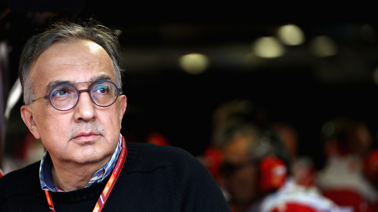 Sergio Marchionne, ex-CEO da Fiat Chrysler, em um discurso