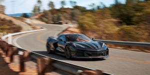 Chevrolet Corvette E-Ray em movimento