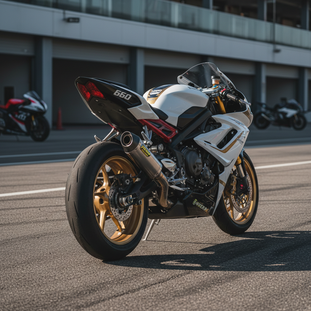 Triumph Daytona 660 Cup Limited Edition - detalhe
