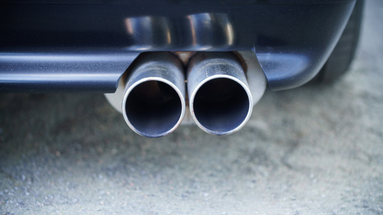Filtro de Partículas de Gasolina (GPF) em um sistema de escape automotivo