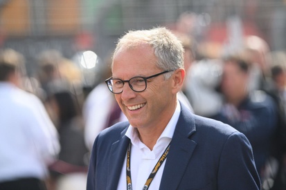 Stefano Domenicali, CEO da Fórmula 1, em um evento oficial