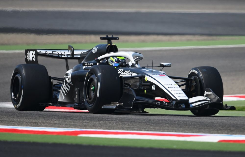 Sergio Pérez em ação com o carro da Cadillac Racing