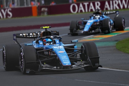 Carro de Fórmula 1 da Williams em ação na pista