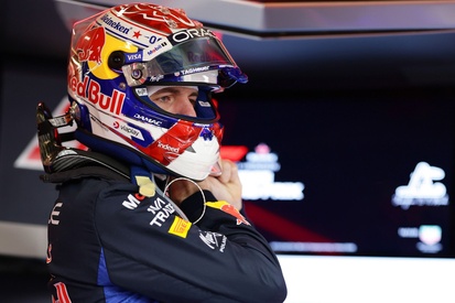 Max Verstappen em seu carro de Fórmula 1