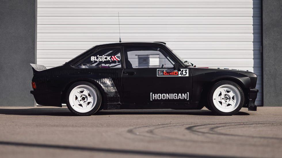 Detalhe do motor Millington Diamond 2.5L do Escort de Ken Block