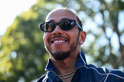 Lewis Hamilton em ação na Fórmula 1