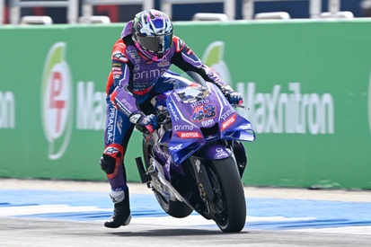 Jack Miller pilotando uma moto Pramac Racing