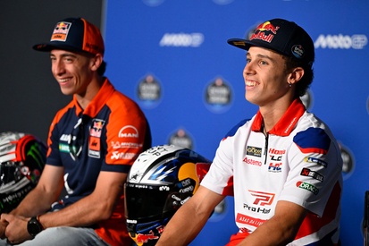 Pedro Acosta em ação com sua KTM Red Bull