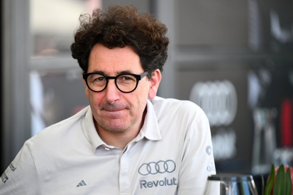 Mattia Binotto, ex-chefe da Ferrari, em evento da Audi F1
