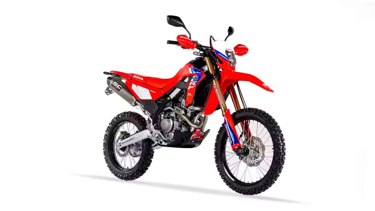 Honda CRF300L Red Edition com aprimoramentos off-road