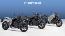 Honda WN7 em movimento vista lateral