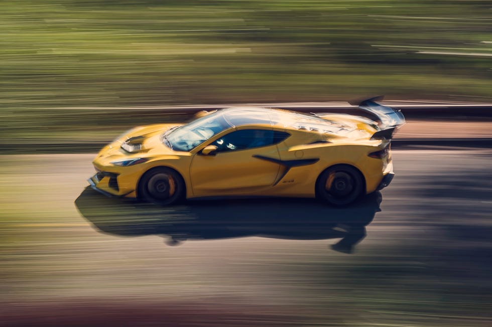 Detalhe do motor do Chevrolet Corvette C8 ZR1