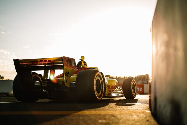 Alex Palou no cockpit de seu carro da IndyCar durante o St. Petersburg Grand Prix
