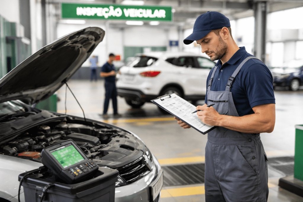 Inspeção veicular obrigatória