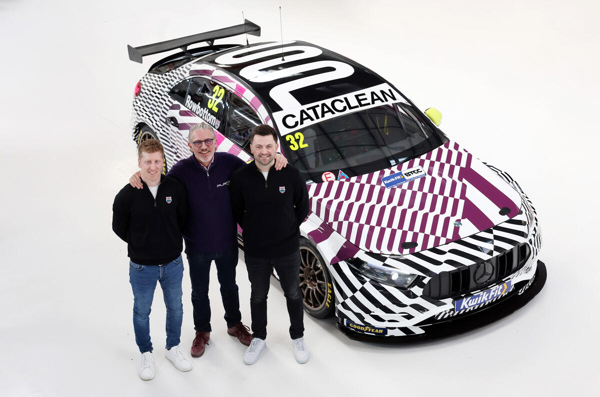 Jason Plato, bicampeão do BTCC, durante evento