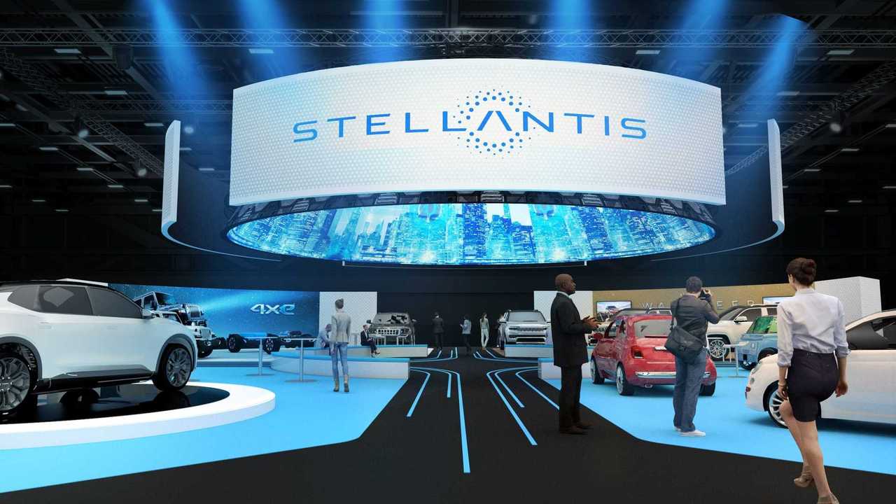 Logo da Stellantis e detalhes da marca