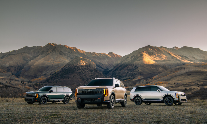 Kia Telluride Híbrido 2027 em ambiente urbano