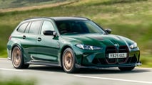 BMW M3 CS Touring 2025, traseira e logotipo