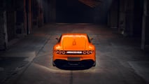 Conceito de um cupê esportivo Mercedes-AMG GT XX, visão frontal
