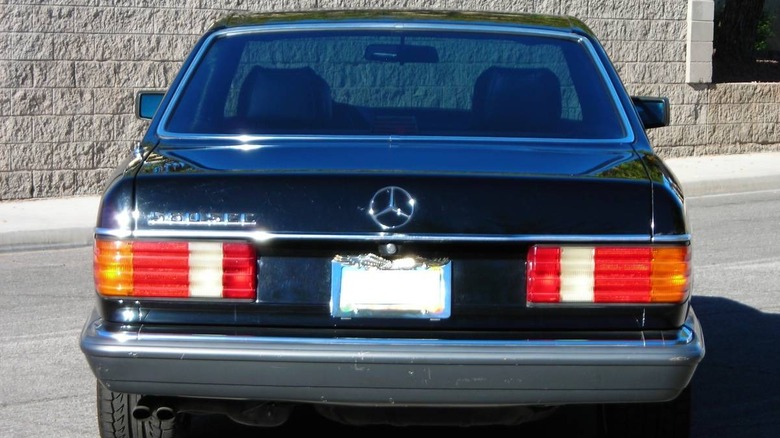 Registros de manutenção do Mercedes-Benz 560 SEC 1990