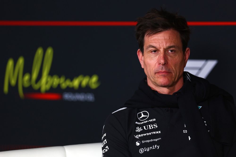 Toto Wolff, chefe da equipe Mercedes.