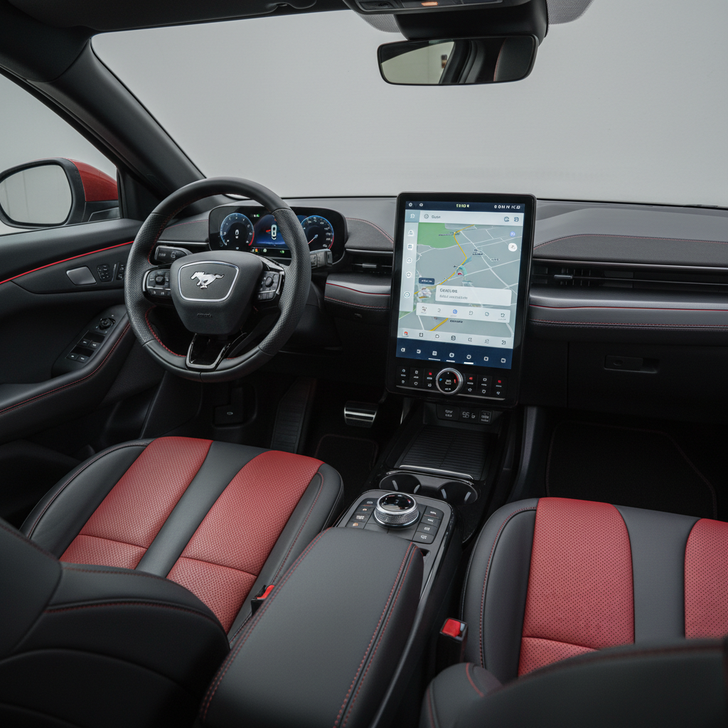 Ford Mustang Mach-E 2025 - detalhe