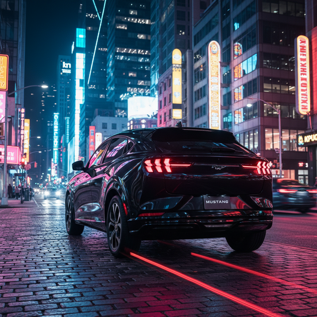 Ford Mustang Mach-E 2025 - detalhe
