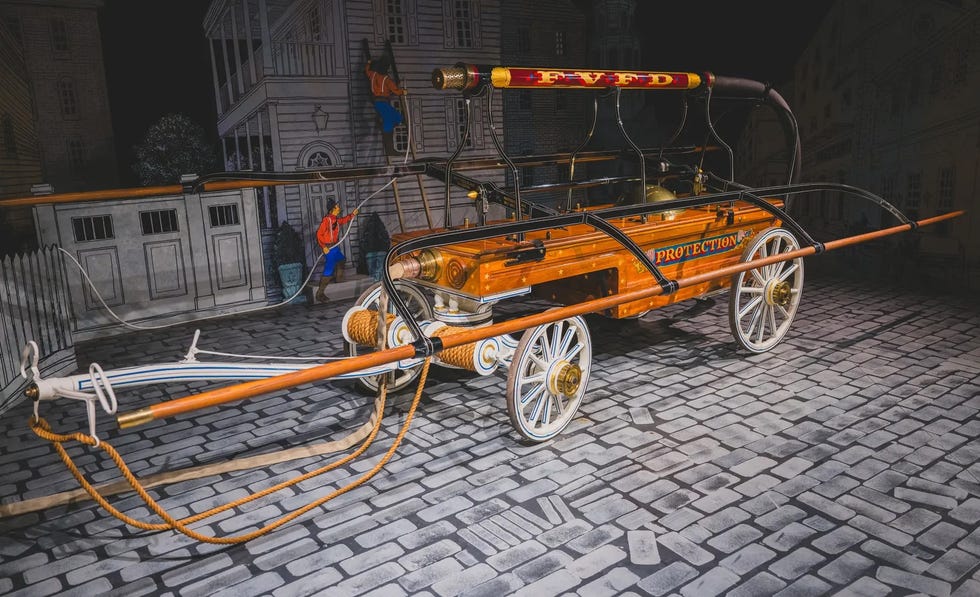 Caminhão de bombeiros 1911 American LaFrance Type 5 Double Tank Combination