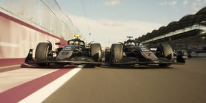 Carro de Fórmula 1 em curva