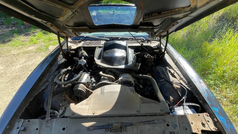Motor Pontiac V8 6.6 litros com entrada de ar Shaker