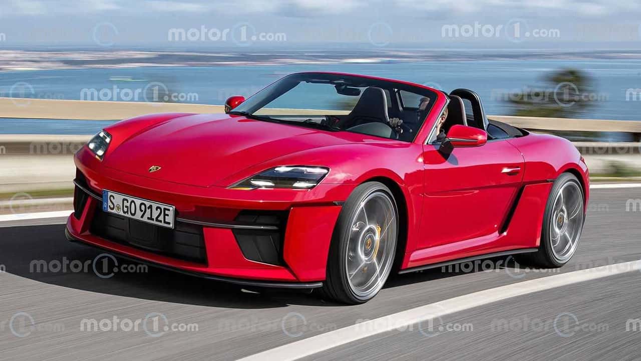 Porsche 718 Boxster EV em teste