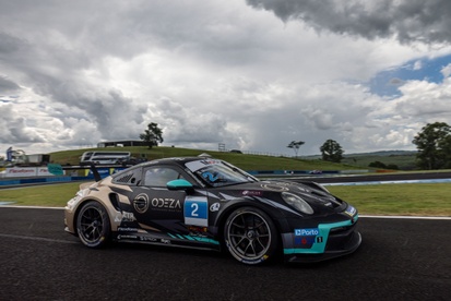 Silvio Morestoni em ação na Porsche Cup