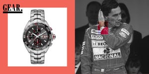 Mostrador do TAG Heuer Connected Calibre E5 45mm x Formula 1 exibindo um circuito de corrida