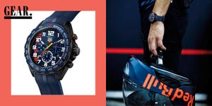 Visão geral do TAG Heuer Connected Calibre E5 45mm x Formula 1 com o mostrador ativo