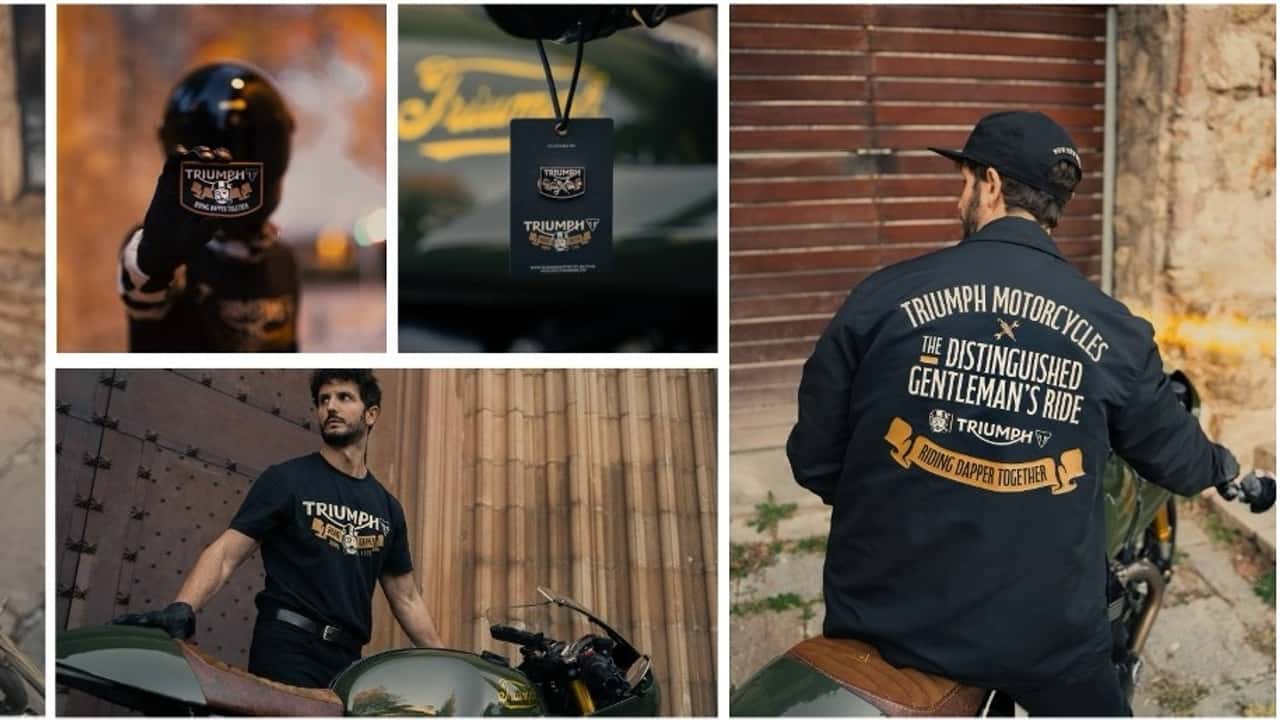 Coleção de vestuário Triumph DGR 2026