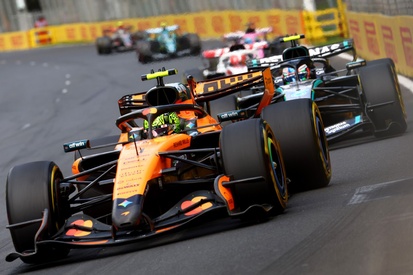 Lando Norris no cockpit da McLaren