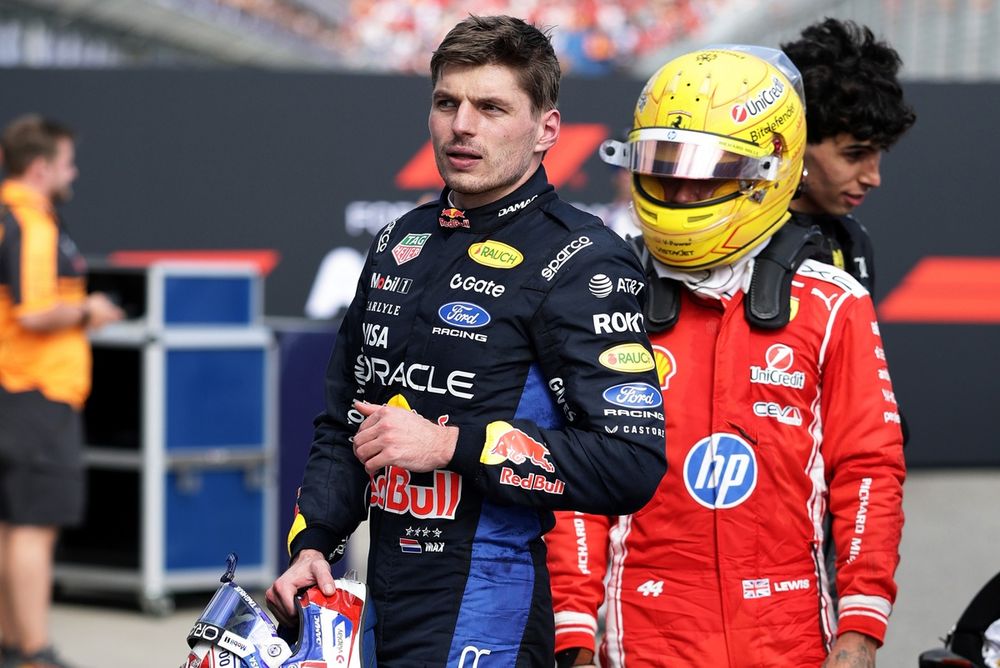 Lewis Hamilton da Ferrari e Max Verstappen da Red Bull