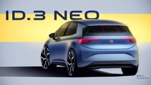 Interior do Volkswagen ID.3 Neo com novo sistema de infotainment