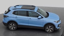 Detalhe da lateral do Volkswagen Tharu XR na China